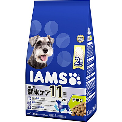 【マースジャパンリミテッド】アイムス　１１歳以上用　毎日の健康ケア　チキン　小粒　１．２ｋｇ ☆ペット用品 ※お取り寄せ商品【賞味期限：3ヵ月以上】