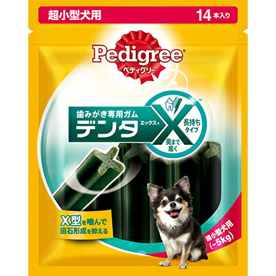 【マースジャパンリミテッド】ぺディグリー　デンタエックス　超小型犬用　レギュラー　１４本入 ☆ペット用品 ※お取り寄せ商品【賞味期限：3ヵ月以上】