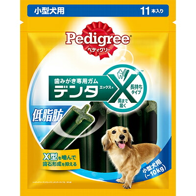 【マースジャパンリミテッド】ぺディグリー　デンタエックス　小型犬用　低脂肪　１１本入 ☆ペット用品 ※お取り寄せ商品【賞味期限：3ヵ月以上】