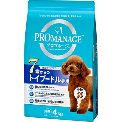 【マースジャパンリミテッド】プロマネージ　７歳からのトイプードル専用　４ｋｇ ☆ペット用品 ※お取り寄せ商品【賞味期限：3ヵ月以上】