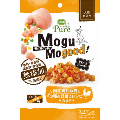 【日本ペットフード】コンボ ピュア ドッグ モグモグッド! 国産鶏むね肉と3種類の野菜のレシピ 角切り 50g ☆ペット用品 ※お取り寄せ商品【賞味期限:3ヵ月以上】