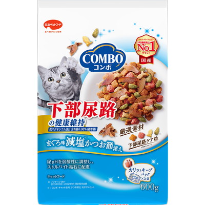 【日本ペットフード】コンボ キャット 下部尿路の健康維持 600g(120g×5袋) ☆ペット用品 ※お取り寄せ商品【賞味期限:3ヵ月以上】