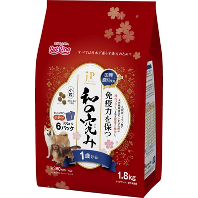 【ペットライン】JPスタイル和の究み 小粒 1歳から 1.8kg(300g×6) ☆ペット用品 ※お取り寄せ商品【賞味期限:3ヵ月以上】