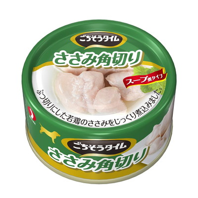 【ペットライン】ごちそうタイム ささみ角切り 80g ☆ペット用品 ※お取り寄せ商品【賞味期限:3ヵ月以上】