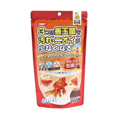 【イトスイ】金魚の主食 納豆菌 色揚げ 小粒 200g ☆ペット用品 ※お取り寄せ商品【賞味期限:3ヵ月以上】