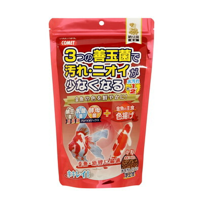 【イトスイ】金魚の主食 納豆菌 色揚げ 中粒 430g ☆ペット用品 ※お取り寄せ商品【賞味期限:3ヵ月以上】