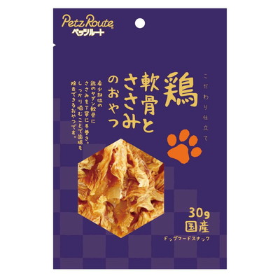 【ペッツルート】鶏 軟骨とささみのおやつ 30g ☆ペット用品 ※お取り寄せ商品【賞味期限:3ヵ月以上】