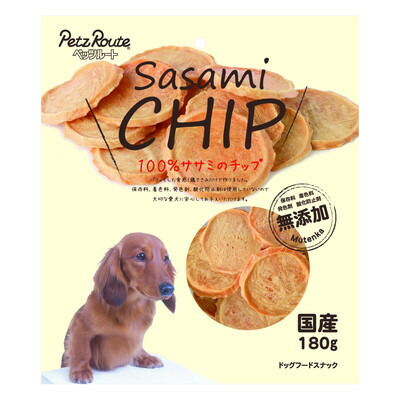 【ペッツルート】ササミのチップ 180g ☆ペット用品 ※お取り寄せ商品【賞味期限:3ヵ月以上】