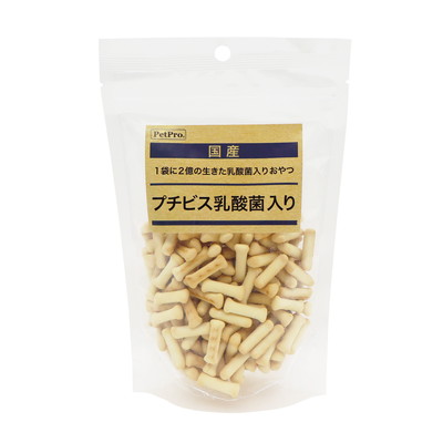 【ペットプロジャパン】国産おやつ プチビス 乳酸菌入り 78g ☆ペット用品 ※お取り寄せ商品【賞味期限:3ヵ月以上】