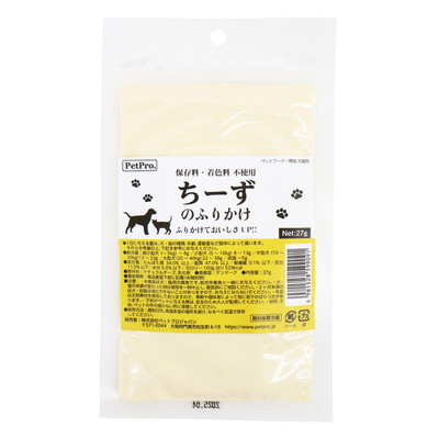 【ペットプロジャパン】ちーずのふりかけ 27g ☆ペット用品 ※お取り寄せ商品【賞味期限:3ヵ月以上】