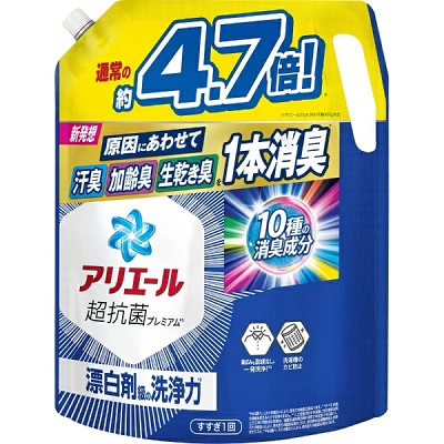 【P&G】アリエールジェル つめかえ用 超ウルトラジャンボサイズ 1.91kg