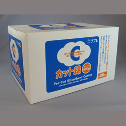 ★送料無料サービス【日進医療器】ププレ カット綿 500g(4cmx4cm)  ※お取り寄せ商品