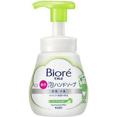【花王】ビオレu　泡ハンドソープ　シトラスの香り　ポンプ　240ml 〔医薬部外品〕 ※お取り寄せ商品