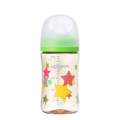 【ピジョン】母乳実感　哺乳びん　プラスチック　Star　240ml　1個 ※お取り寄せ商品