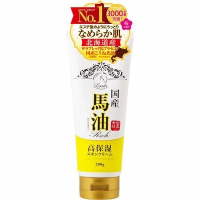 【コスメテックスローランド】ロッシモイストエイド　国産馬油スキンクリーム　200g