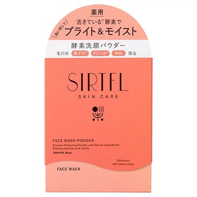 【新谷酵素】SIRTFL　ブライト酵素洗顔パウダー　24g (0.8g×30包) 〔医薬部外品〕 ※お取り寄せ商品