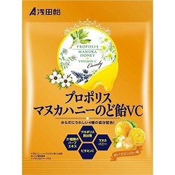 【浅田飴】プロポリスマヌカハニー　のど飴VC　60g ※お取り寄せ商品