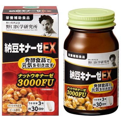 【野口医学研究所】納豆キナーゼEX　90粒 ※お取り寄せ商品