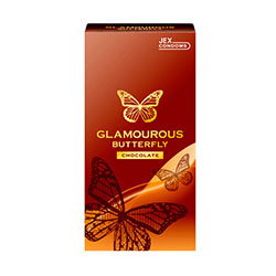 【ジェクス】グラマラスバタフライ　チョコレート　コンドーム　6個入 ※お取り寄せ商品