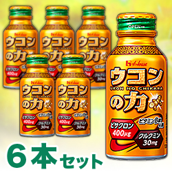 【お得な6個セット】なんと!あの【ハウス食品】ウコンの力　100ml が「この価格!?」※お取り寄せ商品