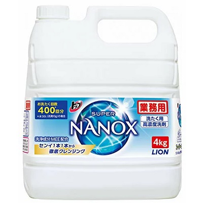 【ライオンハイジーン】トップ　スーパーNANOX　業務用　4kg ※お取り寄せ商品