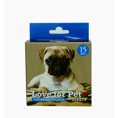【アウレオ】Love　for　Pet　(ラブフォーペット)　犬柄　75mL(5mL×15袋) ☆ペット用品 ※お取り寄せ商品【賞味期限:3ヵ月以上】