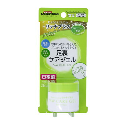 【ドギーマンハヤシ】Kireiにしてね　リッチプラス　足裏ケアジェル　28g ☆ペット用品 ※お取り寄せ商品