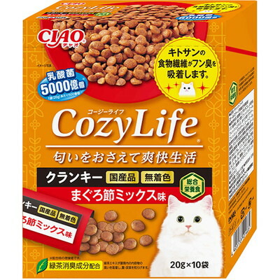 【いなばペットフード】CIAO　CozyLifeBOX　クランキーまぐろ節ミックス味　20g×10袋 ☆ペット用品 ※お取り寄せ商品【賞味期限:3ヵ月以上】