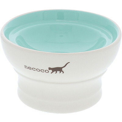 【ペティオ】necoco　脚付き陶器食器　ウェットフード向き　1個 ☆ペット用品 ※お取り寄せ商品