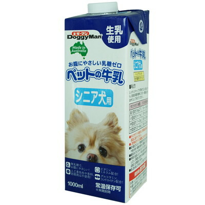 【ドギーマンハヤシ】ペットの牛乳　シニア犬用　1000ml ☆ペット用品 ※お取り寄せ商品【賞味期限:3ヵ月以上】