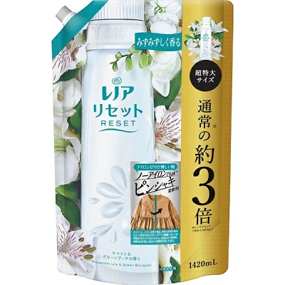 【P&G】レノアリセット　ヤマユリ&グリーンブーケの香り　つめかえ用　超特大サイズ　1420mL ※お取り寄せ商品