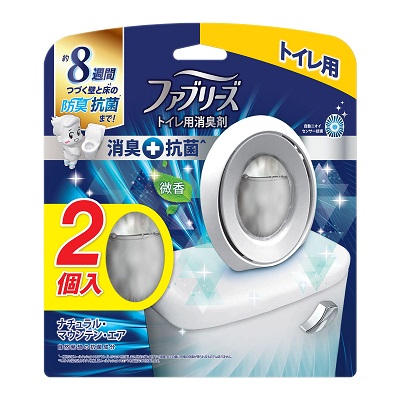 【P&G】ファブリーズW消臭　トイレ用消臭剤　消臭+抗菌　ナチュラル・マウンテン・エア　6.3ml×2個入パック ※お取り寄せ商品