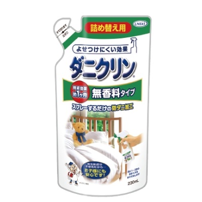 【毎日ポイント10倍】【UYEKI(ウエキ)】ダニクリン　無香料タイプ　詰め替え用　230mL ※お取り寄せ商品